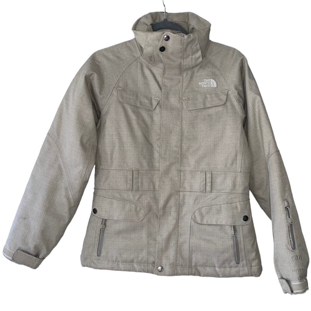 Women’s The North Face Beige HyVent 600 Fill Down Jacket Beige (XS)
